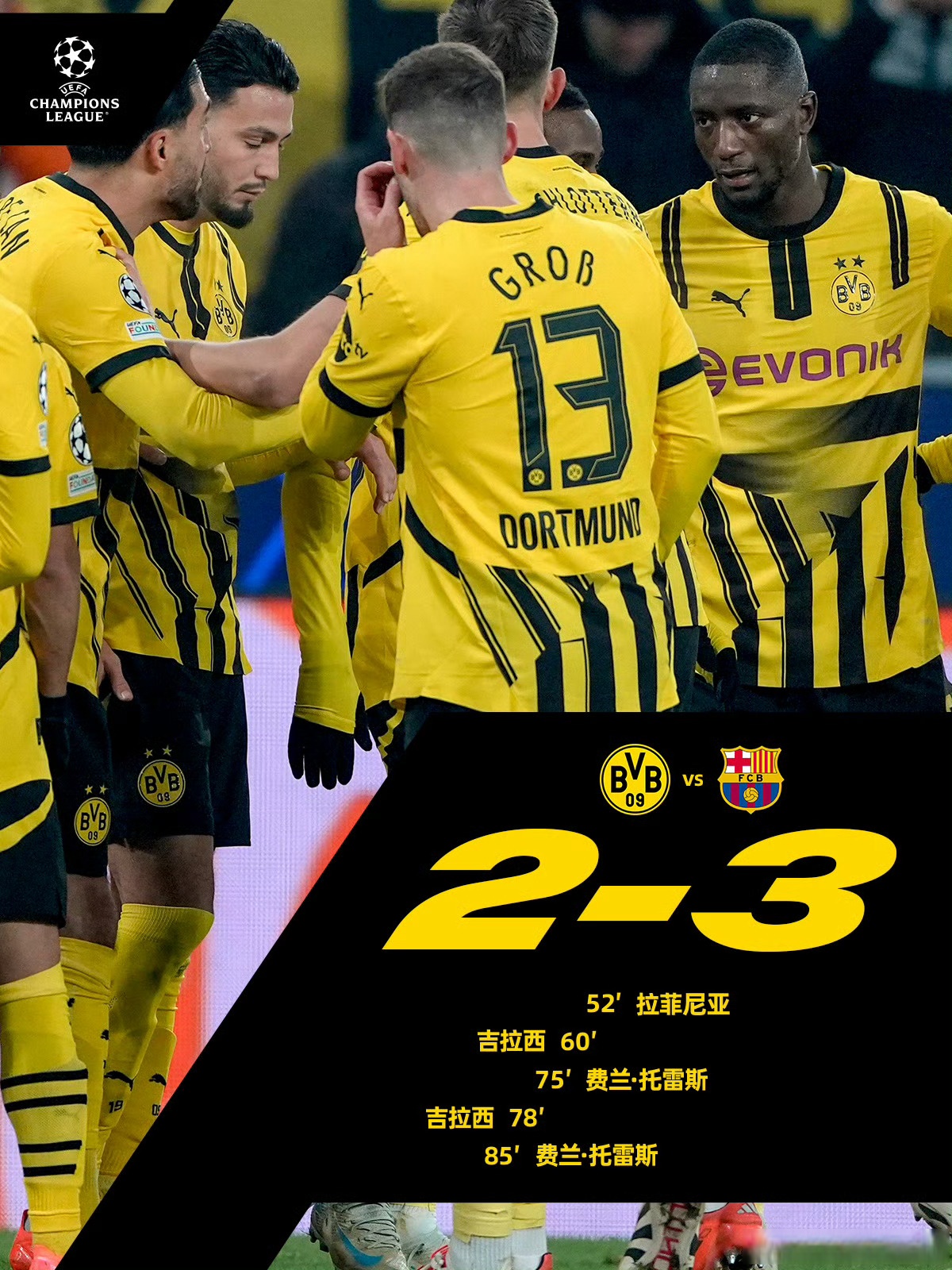 多特蒙德客场大胜,法兰克福无力回天败在主场 多特蒙德客场大胜,法兰克福无力回天败在主场