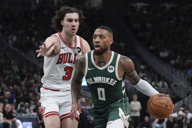 雄鹿客场力克公牛,系列赛2-0领先 雄鹿客场力克公牛,系列赛2-0领先